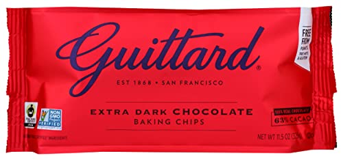 Guittard Extra Dark Chocolate Chips, 11.5 Ounce - 12 per case.
