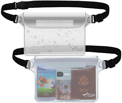 AiRunTech Waterproof Fanny Pack,Phone Pouch Dry Bag for Passport Wallet Purse,Floating Waterproof Bags for Travel Beach Swimming Kayaking Boating Cruise Accessories