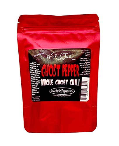 Wicked Tickle Superhot Chili Pepper Gift Set – Ghost, Scorpion & Reaper Whole Dried Peppers