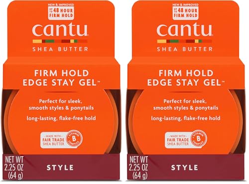 Cantu Natural Hair Styling Gel Stay Extreme Hold Tube, 8 Oz