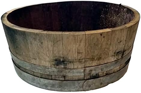 MGP Brown Oak Whisky Barrel Planter