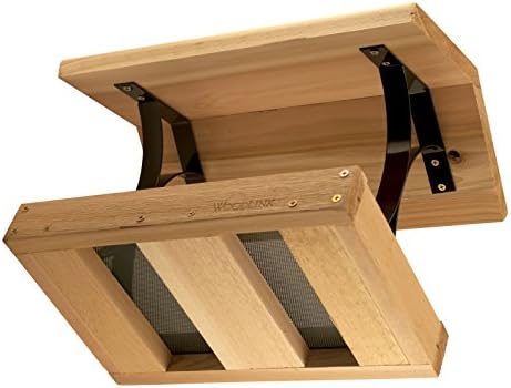 Woodlink Cedar Fly-Thru Bird Feeder, Cedar