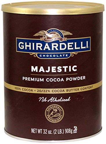 Ghirardelli Majestic Premium Cocoa Powder, 2 Pound -- 6 per case.