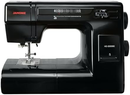 Janome Heavy Duty HD-3000 Black Edition Sewing Machine with Bonus 6 Piece Quilting Kit