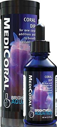 Brightwell Aquatics MediCoral - Coral Dip for New Coral Additions and to Benefit Established Corals , 30-ml