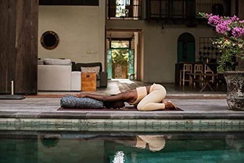 yogadesignlab | The Yoga Bolster | Comfortable, Supportive Eco-Friendly Luxury Yoga Cushion | Recycled Plastic Bottle Microfiber | Natural Cotton