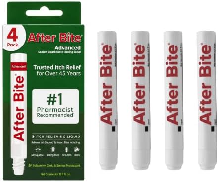 After Bite Advanced Bug Bite Itch Relief, Portable Pen Applicator, 4Pk