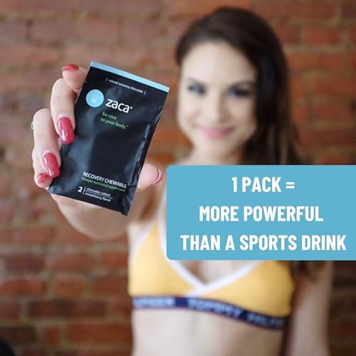 Zaca Recovery Chewable Supplement | Hydrate + Revive | 6 Packs = 12 Tablets | Party, Travel, Exercise & Altitude | Sugar Free, Gluten Free, Artificial Ingredients Free