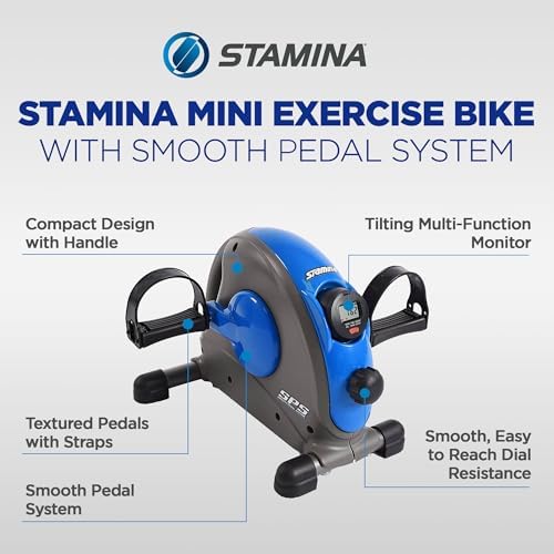 Stamina Exercise Bike with Smooth Pedal System