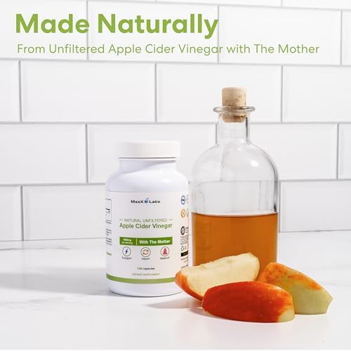 Apple Cider Vinegar Capsules with The Mother 1500 Mg, 60 Day Supply | ACV Pills to Helps Improve Energy, Support Efforts to Improve Immunity and Digestion - Non GMO, High Potency by MaxX Labs