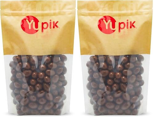Yupik Milk Chocolate Covered Almonds, 2.2 lb (35.2 oz), Kosher, Whole Nuts, Almonds Dipped in Fine Milk Chocolate, Crunchy & Smooth, Chocolate Candy, Classic Sweet Snacks