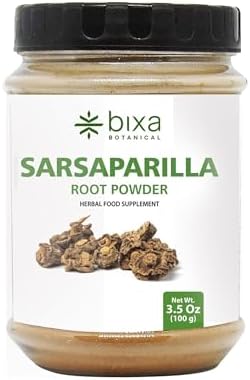bixa BOTANICAL | Sarsaparilla Root Powder | Hemidesmus Indicus | Ayurvedic Herb | Cooling Balance and Daily Wellness Support | Vegan | Non GMO | Gluten Free | Clean Label | 3.5 oz 100 g