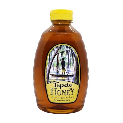 Sleeping Bear Farms Raw Tupelo Honey 2 lb Jar FSU Certified Pure