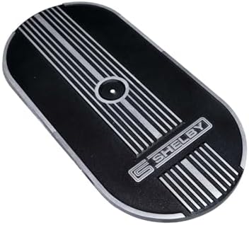 Scott Drake S7MS-9600-CS Oval Air Cleaner Black Finned Aluminum CS Shelby Logo