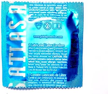 Atlas True Fit Condoms: 100-Pack of Condoms