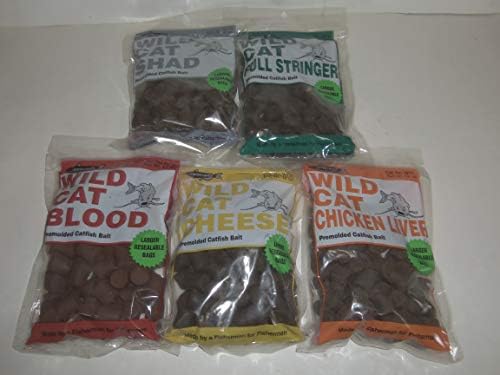 Dough Balls, 5 Piece Variety Pack, Blood, Cheese, Chicken Liver, Full Stringer, & Shad