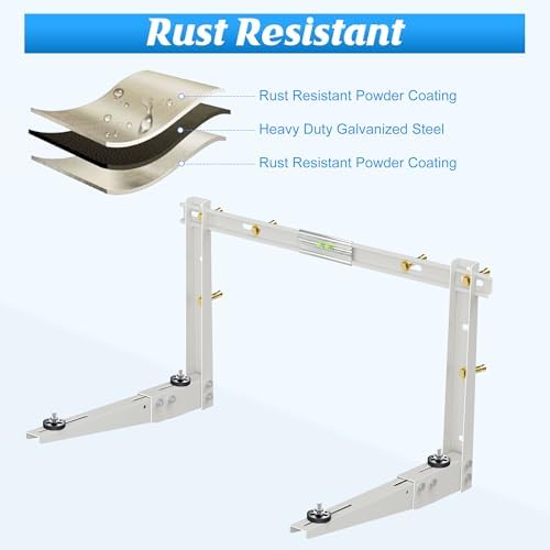 Mini Split Bracket for Ductless Air Conditioner Wall Mounting 7000 - 15000 BTU