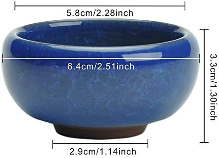Succulent Plant Pot, 12 Pcs 2.5 Inch Ceramic Ice Crack Cactus Plant Pot/Flower Pot/Container/Planter