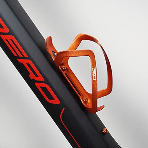 CNC Bike Water Bottle Holder，2-Pack Bike Bottle Cage for MTB Road Bike，Black