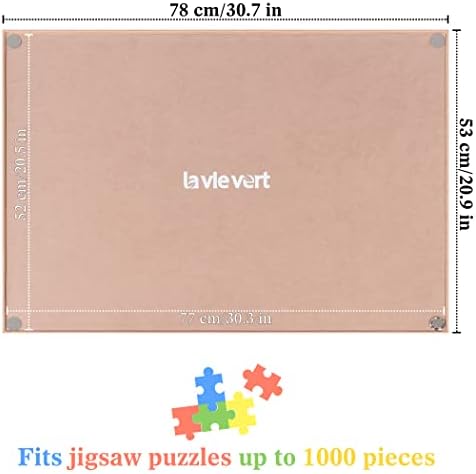 Lavievert 1000 Piece Puzzle Board, Lightweight & Portable Jigsaw Table
