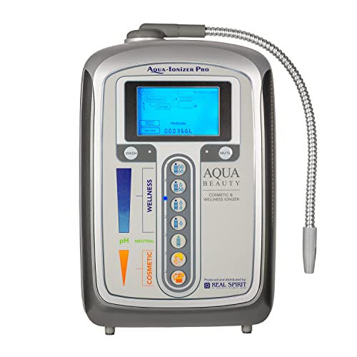 Aqua Ionizer Deluxe 5.0 | Water Ionizer | 7 Water Settings | Home Alkaline Water Filtration System | Produces pH 4.5-10.5 Alkaline Water | Up to
