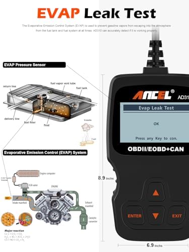 ANCEL AD310 Classic Enhanced Universal OBD II Scanner Car Engine Fault Code Reader CAN Diagnostic Scan Tool