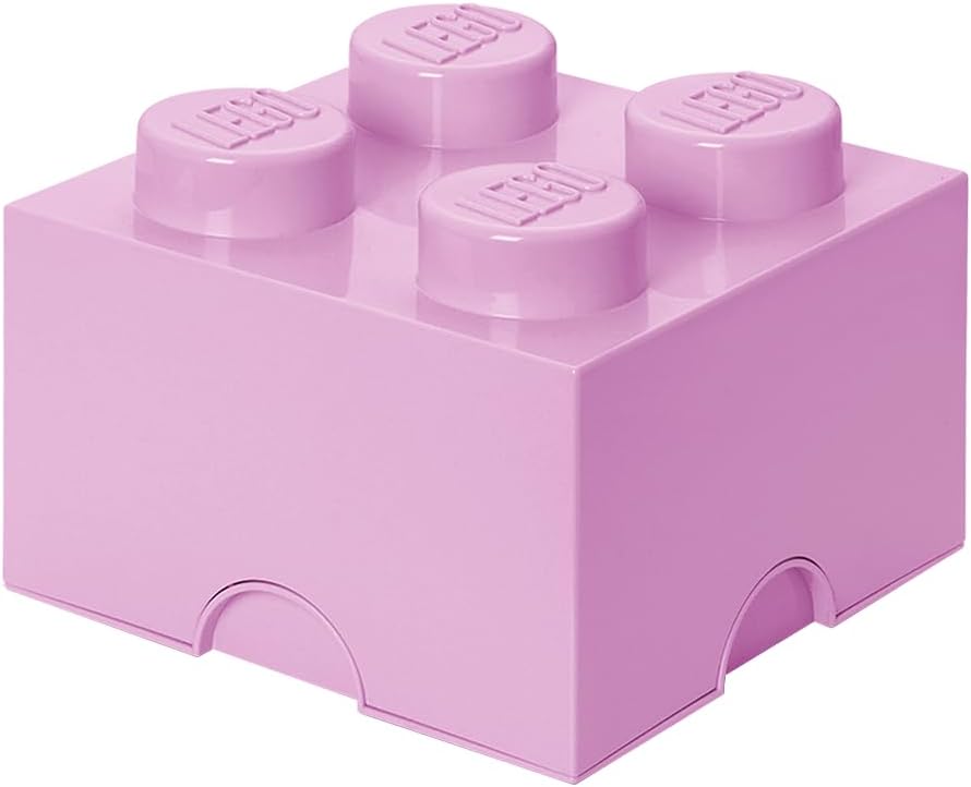 Room Copenhagen LEGO Storage Brick Drawer 4, 9-3/4 x 9-3/4 x 7-1/8 Inches, Bright Yellow (4003) | Stackable Storage Box Storage with Lid Toy Organization Home Decor Office Kids Room