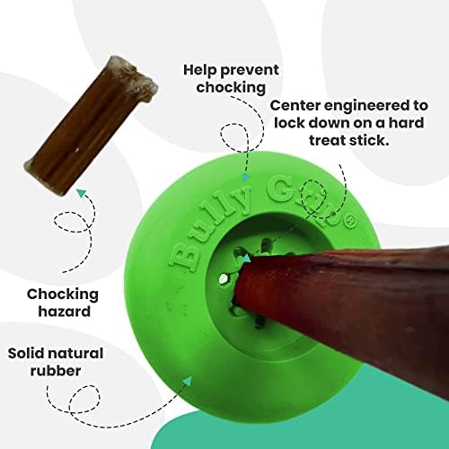 Bully Stick Holder for Dogs - Small Size - Interactive Dog Toy, Dog Treat Holder, Slow Feeder, Treat Dispenser, Chew Toy and Dog Safety Device