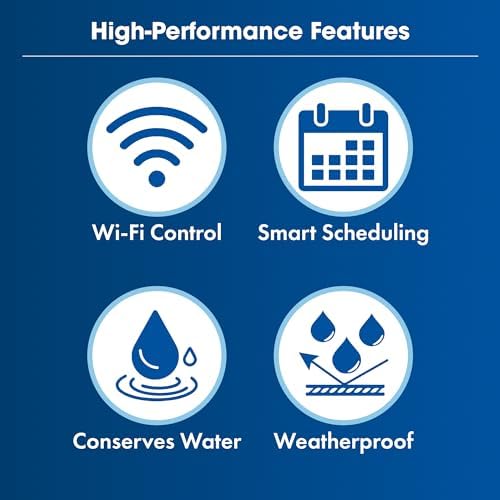 Orbit B-hyve XR Smart Sprinkler Timer - 8-Zone - WiFi-Enabled Indoor/Outdoor Irrigation Controller - App Control - Weatherproof Watering System