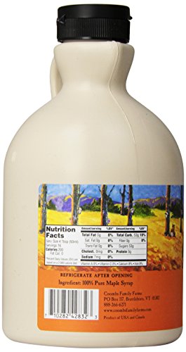 Coombs Family Farms Maple Syrup, Pure Grade A, Dark Color, Robust Taste, 32 Fl Oz (Pack of 1)