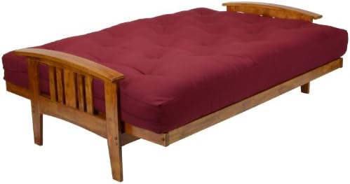 Westfield Wood Futon Frame - Full Size (Frame Only), Transform to 3 Positions - Sofa, Lounger, Bed