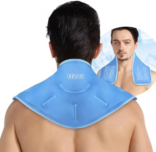 REVIX Ice Pack for Shoulders and Neck, Shoulder Ice Pack for Back Relief