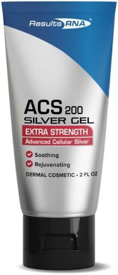 Results RNA - ACS 200 Silver-Glutathione Gel – Advanced Cellular Colloidal Silver Gel for Wound Care & Superior Dermal Healing. Clinically Proven (2 oz - 30 Day)