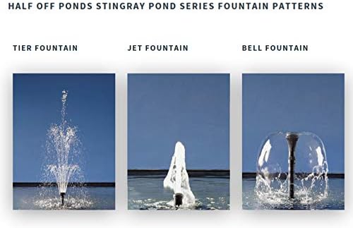 Sting Ray 1200 All-in-One Pond Filter with 525 GPH Pump, 9W UV & Fountain | 9W UV clarifier, 525 GPH pump, biological and mechanical filtration, adjustable fountain, built-in flow diverter
