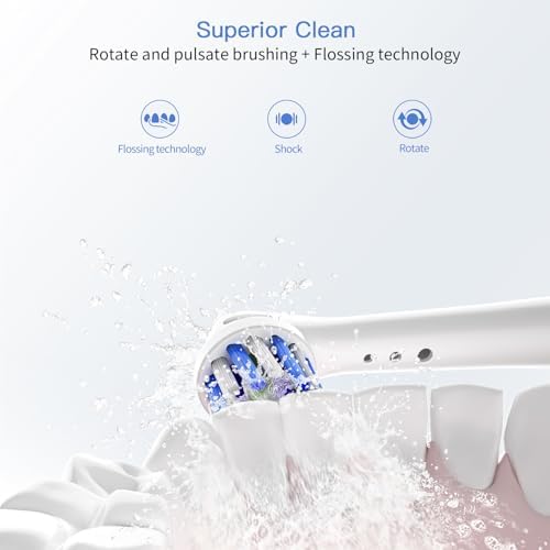 Replacement Toothbrush Heads for Oral B Braun, 8 Pack Professional Electric Toothbrush Heads