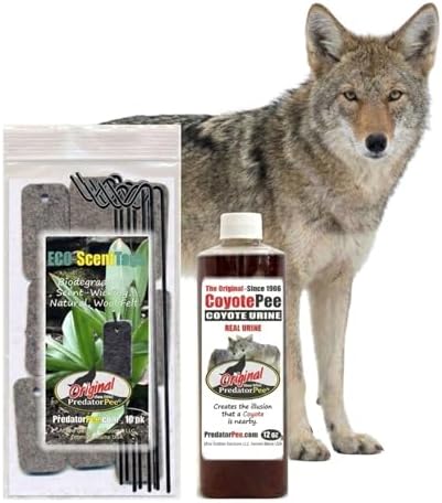 PredatorPee 100% Coyote Urine Natural Predator Scent Made in USA