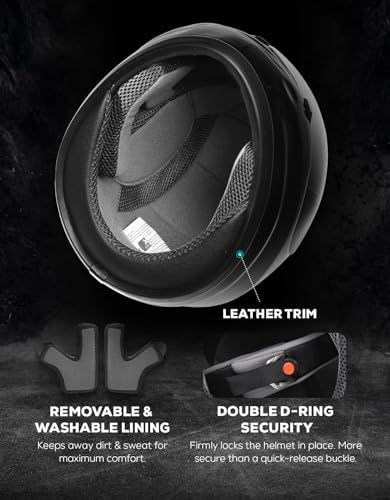 Full Face Motorcycle Helmet Adult ATV Helmet DOT Approved | Ultra-Lightweight, with Anti-Fog Visor, Breathable Liner, For Street Bike