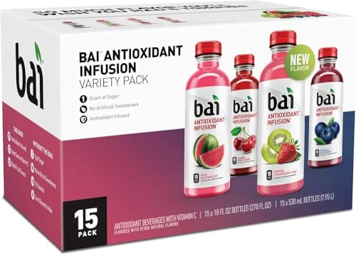 Bai Antioxidant Infusion Variety Pack 18 fl. oz., 15 ct.