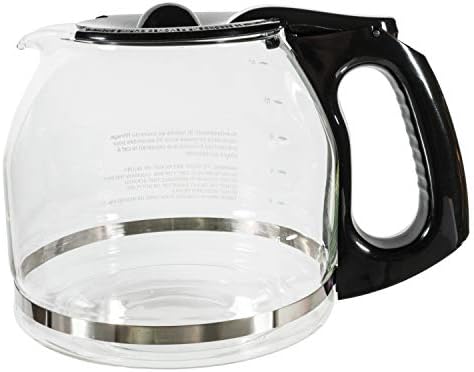 Univen 12 Cup Glass Coffeemaker Carafe Compatible with Mr. Coffee PLD13 CG12 CGX20 DR12 DRX20 GBX20 NC12 NCS12 NCS13 NCX20 TF12 TFS12 TFX20 VB12 VBX20