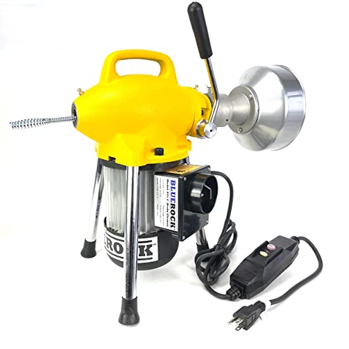 BLUEROCK Tools Model S75 3/4" - 4" Sectional Pipe Drain Cleaning Machine Fits C8