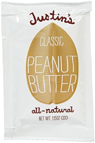 Justin's Classic Crunchy Peanut Butter Squeeze Packs - 1.15 oz - 10 pack | Shelf Stable Sandwich Spread