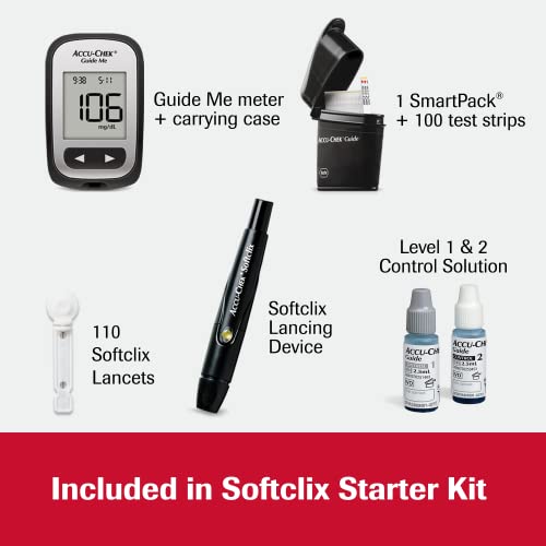Accu-Chek Softclix Diabetes Lancing Device and 110 Softclix Lancets