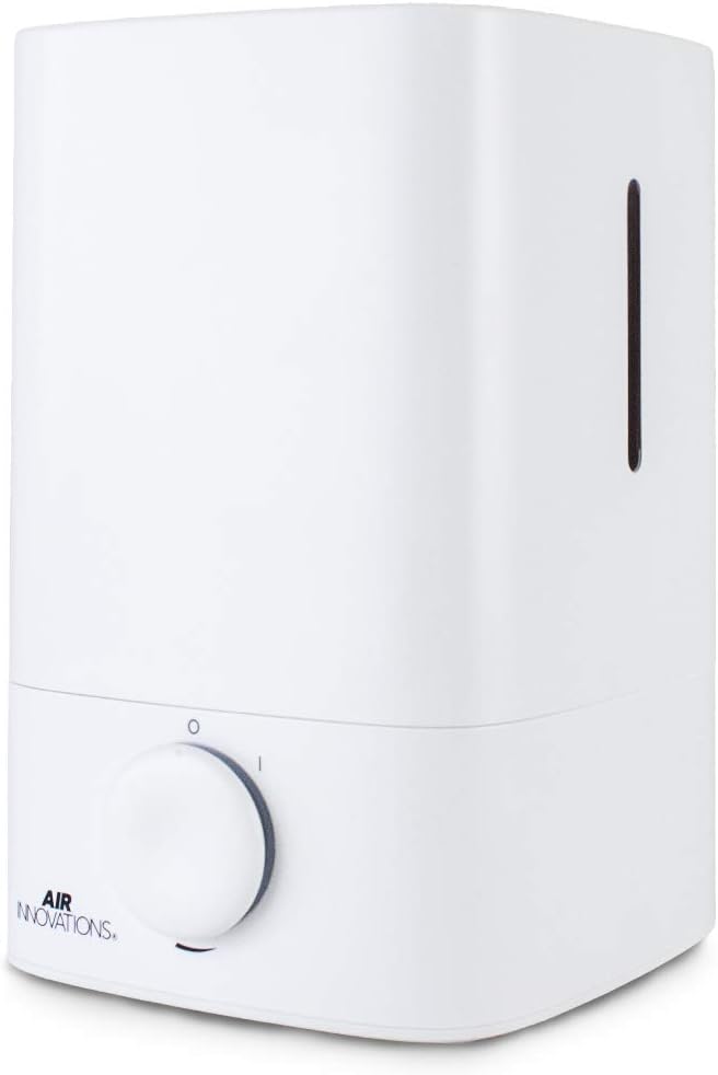 Air Innovations Humidifiers for Bedroom Convenient Oversized 4.5L Tank Runs for 70 Hours for Large Room up to 400 Sq Ft Top Fill Cool Mist