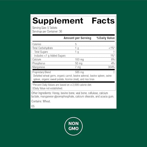 Standard Process Bio-Dent - Supports Bone & Muscle Health - Aids the Production of Cartilage & Collagen - Supports Energy Metabolism - Whole