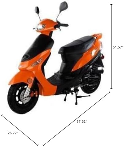 Taotao ATM50A1 50cc Scooter Orange