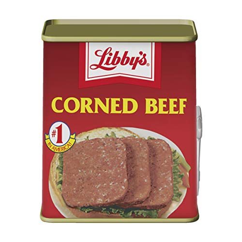 Libby's Corned Beef, Ready to Eat Canned Meat, 14g Protein Per Serving, 12 oz. Can