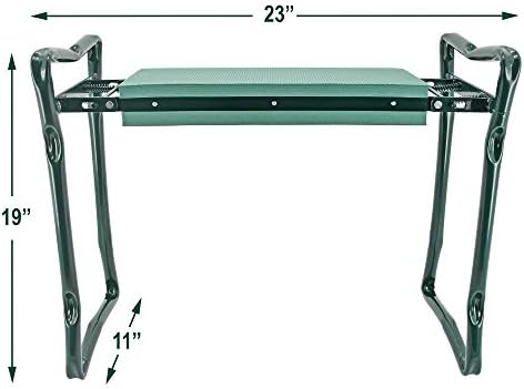 Garden Kneeler and Seat, Foldable Weeding Seat