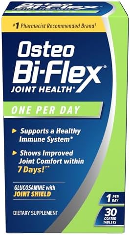Osteo Bi-Flex One Per Day Vitamin D Supplement, 30 Coated Tablets | Improve Joint Function, Support Bone and Immune Health