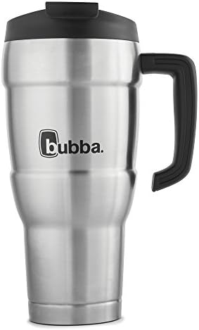Bubba HERO Vacuum-Insulated Stainless Steel Travel Mug with Handle, 18 oz, Gunmetal