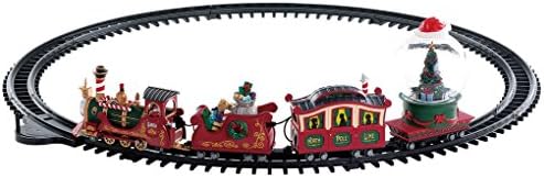 Lemax North Pole Railway, 26.18 in L X 44.49 in W X 5.91 in H, Polyresin Plastic Blend
